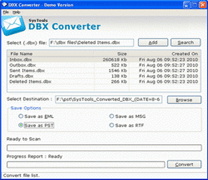 DBX Conversion Process