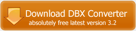 DBX Converter Software Download