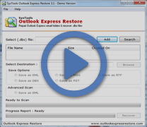Restore .DBX Files to Outlook